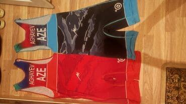 Шлемы: Orginal güləş trikolar çox az işlənib cütü 65 m at lalafo.az — 2 Шлемы: Orginal güləş trikolar çox az işlənib cütü 65 m — 2