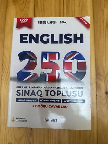 Məhsul: “English 250 – Sınaq Toplusu” Müəllif: Nərgiz R. Nəcəf lalafo.az -da Məhsul: “English 250 – Sınaq Toplusu” Müəllif: Nərgiz R. Nəcəf