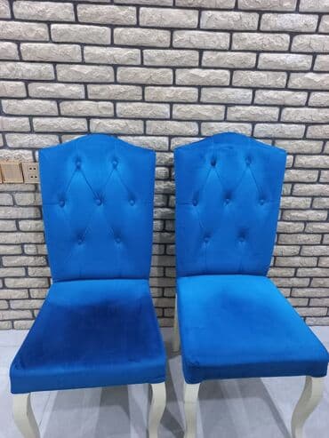 Qonaq otağı üçün, İşlənmiş, Qatlanmayan, rəng - Göy Stul lalafo.az -da Qonaq otağı üçün, İşlənmiş, Qatlanmayan, rəng - Göy Stul