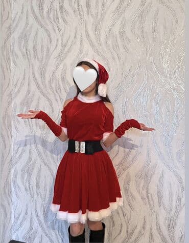 Şaxtababa qarqız geyimi Qadınlar üçün Yeni il/Santa kostyumu - lalafo.az -da Şaxtababa qarqız geyimi Qadınlar üçün Yeni il/Santa kostyumu -