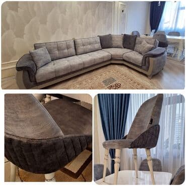 Divan 700₼ .6 eded stul 330₼ .Teze alinib .Reng eve uygun deyil deye lalafo.az -da Divan 700₼ .6 eded stul 330₼ .Teze alinib .Reng eve uygun deyil deye