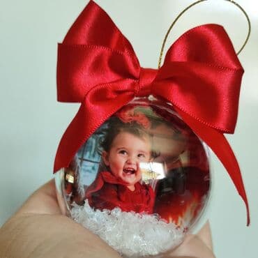 Şəxsi foto ilə Yeni il bəzəyi – şəffaf kürə - Kürənin içində lalafo.az -da Şəxsi foto ilə Yeni il bəzəyi – şəffaf kürə - Kürənin içində