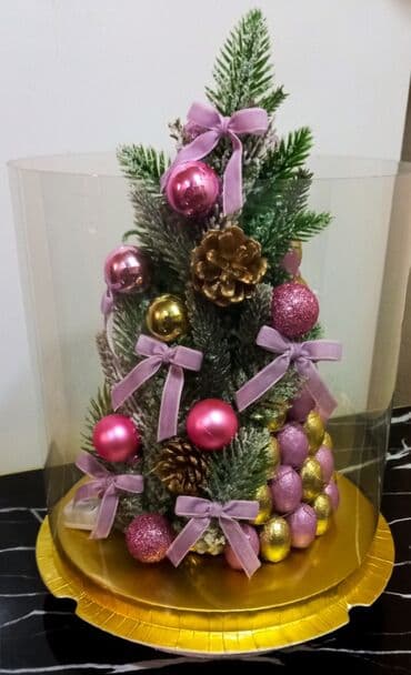 Yeni il üçün dekorativ kompozisiya – “şokoladlı mini yolka”Sifariş lalafo.az -da Yeni il üçün dekorativ kompozisiya – “şokoladlı mini yolka”Sifariş