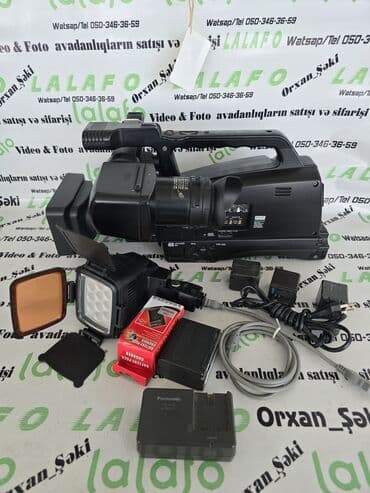Panasonic AVCCAM AG84 Full HD. Tam kamplekt +təzə çanta lalafo.az -da Panasonic AVCCAM AG84 Full HD. Tam kamplekt +təzə çanta