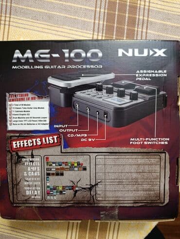 Pedallar: Nux MG-100 Gitara Prosessoru - 220 Azn Tam yeni heç istifadə lalafo.az -da — 2 Pedallar: Nux MG-100 Gitara Prosessoru - 220 Azn Tam yeni heç istifadə — 2