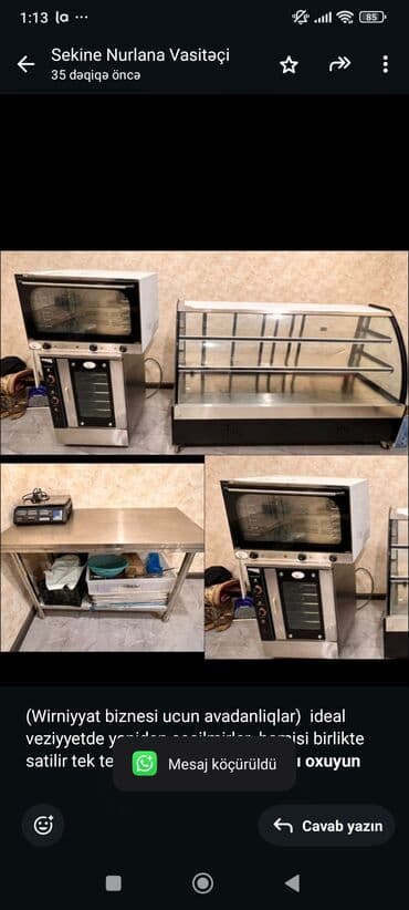 (Wirniyyat biznesi ucun avadanliqlar) ideal veziyyetde yeniden lalafo.az -da (Wirniyyat biznesi ucun avadanliqlar) ideal veziyyetde yeniden