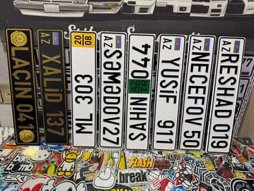 Fərdi yazılı dekorativ avtomobil nömrə lövhələri - AZ dizaynında uzun lalafo.az -da Fərdi yazılı dekorativ avtomobil nömrə lövhələri - AZ dizaynında uzun