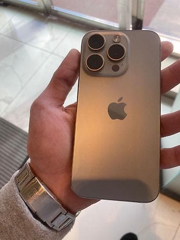 IPhone 15 Pro, 128 GB, Natural Titanium lalafo.az -da IPhone 15 Pro, 128 GB, Natural Titanium