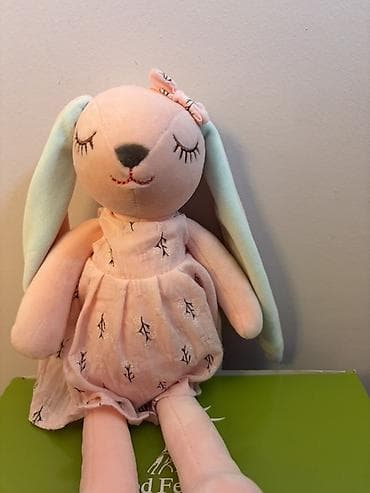 Plyuş dovşan yumşaq oyuncağı - Material: yumşaq plyuş və toxumalı lalafo.az -da Plyuş dovşan yumşaq oyuncağı - Material: yumşaq plyuş və toxumalı