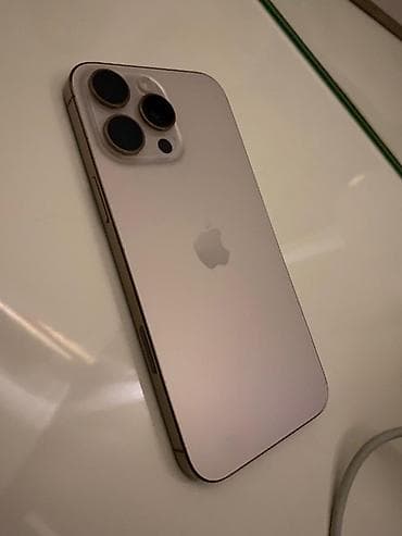 IPhone 16 Pro Max, 256 GB, Desert Titanium, Face ID lalafo.az -da IPhone 16 Pro Max, 256 GB, Desert Titanium, Face ID
