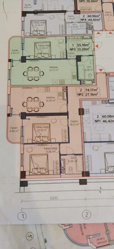 3 otaqlı, Yeni tikili, 74 kv. m lalafo.az -da — 12 3 otaqlı, Yeni tikili, 74 kv. m — 12