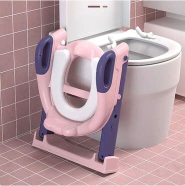 Unitaz qapaqları: Uşaq unitaz nərdivanlı oturacağı - Model: nərdivanlı, tutacaqlı uşaq lalafo.az -da — 2 Unitaz qapaqları: Uşaq unitaz nərdivanlı oturacağı - Model: nərdivanlı, tutacaqlı uşaq — 2