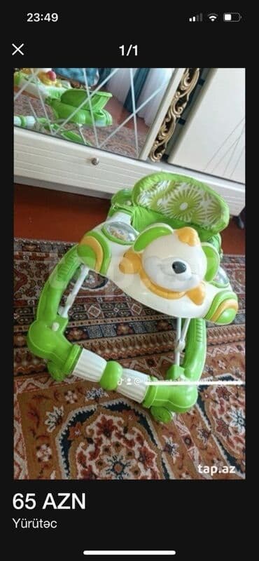 Endırım edıldı Yaşıl rəngli, it şəklində, oturacağı olan uşaq lalafo.az -da Endırım edıldı Yaşıl rəngli, it şəklində, oturacağı olan uşaq