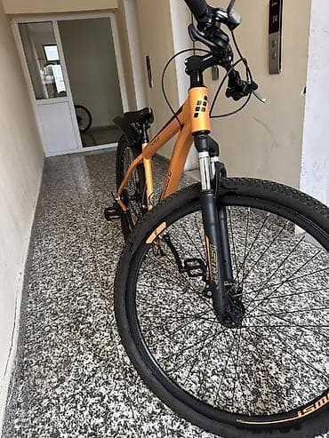 ISMA dağ velosipedi – portağal-qara dizayn - Alüminium çərçivə - Ön lalafo.az -da ISMA dağ velosipedi – portağal-qara dizayn - Alüminium çərçivə - Ön