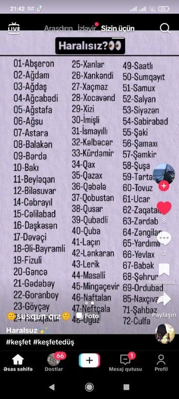 Məhsul: Azərbaycan rayon-kodları plakatı Təsvir: - Bütün ölkə üzrə lalafo.az -da Məhsul: Azərbaycan rayon-kodları plakatı Təsvir: - Bütün ölkə üzrə