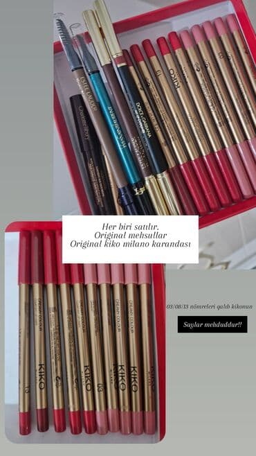 Dodaq qələmi, Kiko Milano, Qırmızı, Yeni lalafo.az -da Dodaq qələmi, Kiko Milano, Qırmızı, Yeni