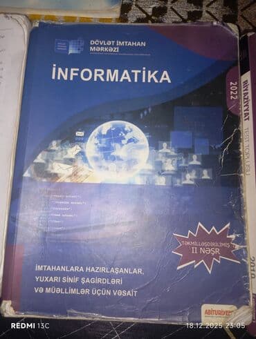 İnformatika 11-ci sinif, 2022 il, Ünvandan götürmə lalafo.az -da İnformatika 11-ci sinif, 2022 il, Ünvandan götürmə