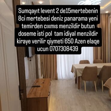 Sumqayıt, Levent 2 yaşayış kompleksində 15 mərtəbəli binanın 8-ci lalafo.az -da Sumqayıt, Levent 2 yaşayış kompleksində 15 mərtəbəli binanın 8-ci