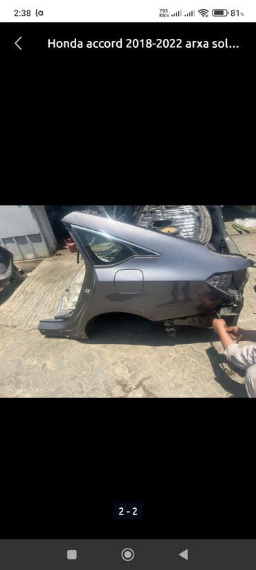 Крылья: Заднее левое, Honda ACCORD 2021 г. at lalafo.az — 3 Крылья: Заднее левое, Honda ACCORD 2021 г. — 3