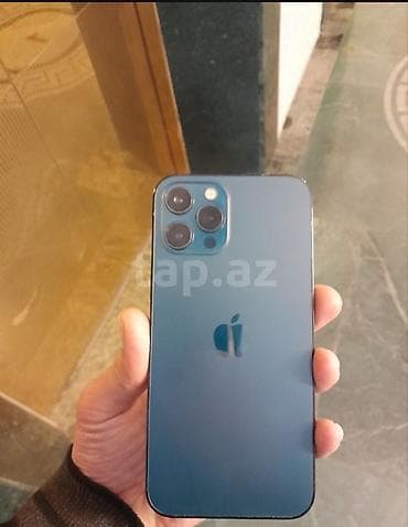 IPhone 12 Pro Max, 128 GB, Pacific Blue lalafo.az -da IPhone 12 Pro Max, 128 GB, Pacific Blue