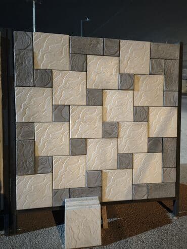 Dekorativ fasad/hasar üçün beton plitələr - Material: rəngli lalafo.az -da Dekorativ fasad/hasar üçün beton plitələr - Material: rəngli