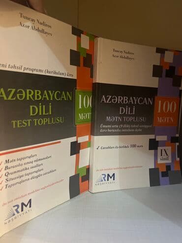Azərbaycan dili 100 mətn 
KİTABLAR ÇOX TƏMİZDİ AZ İSTİFADƏ OLUNUB lalafo.az -da Azərbaycan dili 100 mətn 
KİTABLAR ÇOX TƏMİZDİ AZ İSTİFADƏ OLUNUB