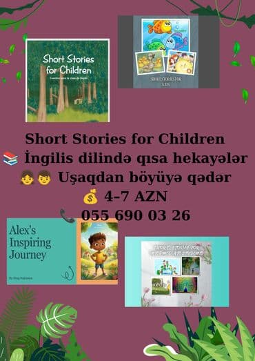 7-15 yaş üçün maraqlı,tərbiyəvi,ingilis dilində dil bacarıqlarını lalafo.az -da 7-15 yaş üçün maraqlı,tərbiyəvi,ingilis dilində dil bacarıqlarını