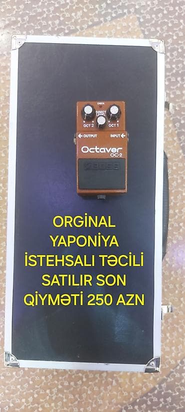 BOSS Octaver OC-2 gitara pedalı - Orijinal Yapon istehsalı (Made in lalafo.az -da BOSS Octaver OC-2 gitara pedalı - Orijinal Yapon istehsalı (Made in