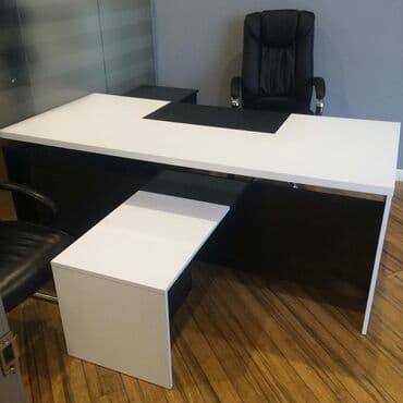 Müasir ofis dəsti – L formalı direktor masasının komplekti.kreslo lalafo.az -da Müasir ofis dəsti – L formalı direktor masasının komplekti.kreslo