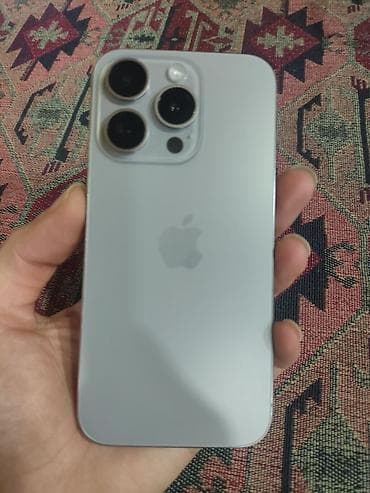 IPhone 15 Pro, 256 GB, Gümüşü, Face ID lalafo.az -da IPhone 15 Pro, 256 GB, Gümüşü, Face ID