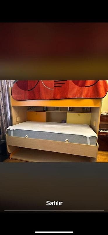 Uşaq/yığma mebel dəsti – çarpayı+iş masası+dolab sistemi - Komplekt lalafo.az -da Uşaq/yığma mebel dəsti – çarpayı+iş masası+dolab sistemi - Komplekt