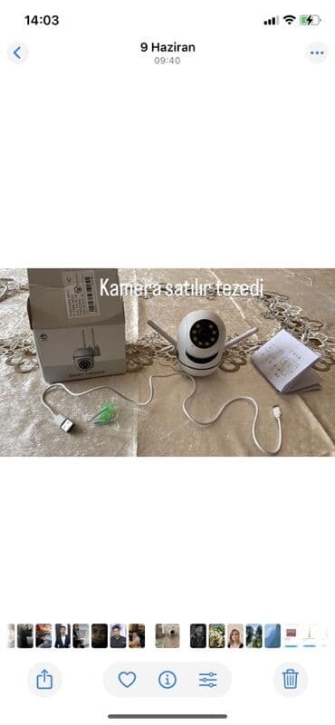 Ağ rəngdə, daxili istifadə üçün nəzərdə tutulmuş "Smart Camera" lalafo.az -da Ağ rəngdə, daxili istifadə üçün nəzərdə tutulmuş "Smart Camera"