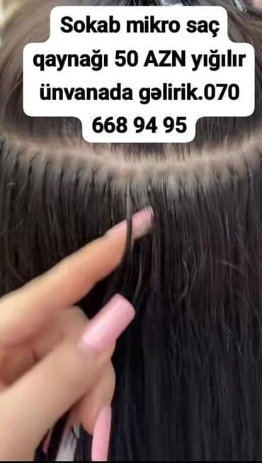 Mikro saç qaynağı xidməti 50 AZN lalafo.az -da Mikro saç qaynağı xidməti 50 AZN