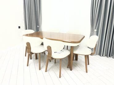 Qonaq otağı üçün, Yeni, Açılan, Oval masa, 8 stul lalafo.az -da Qonaq otağı üçün, Yeni, Açılan, Oval masa, 8 stul