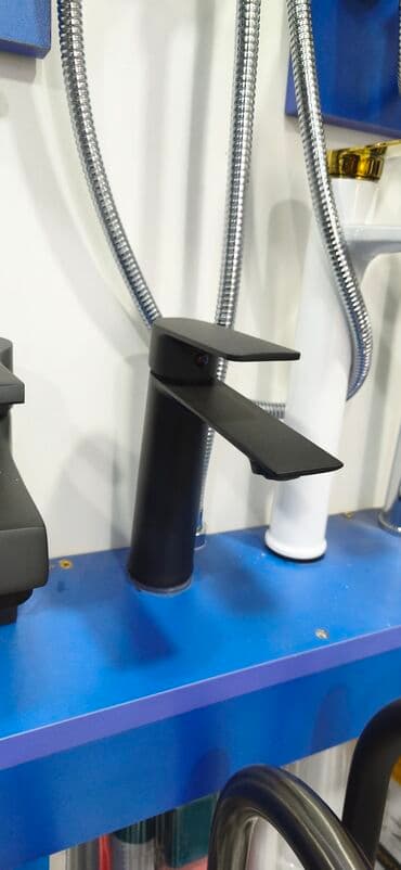 Hamam suşilkaları: Mətbəx/hamam üçün təkqollu qarışdırıcı kran - Rəng: mat qara - lalafo.az -da — 1 Hamam suşilkaları: Mətbəx/hamam üçün təkqollu qarışdırıcı kran - Rəng: mat qara - — 1