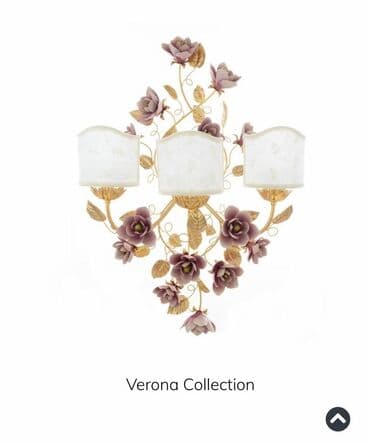 Güllü dekorlu divar braları – Verona və Latina kolleksiyaları Verona lalafo.az -da Güllü dekorlu divar braları – Verona və Latina kolleksiyaları Verona