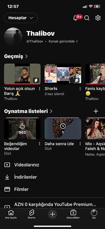 YouTube kanalı satılır: “Thalibov” - Platform: YouTube hesabı/kanal - lalafo.az -da YouTube kanalı satılır: “Thalibov” - Platform: YouTube hesabı/kanal -