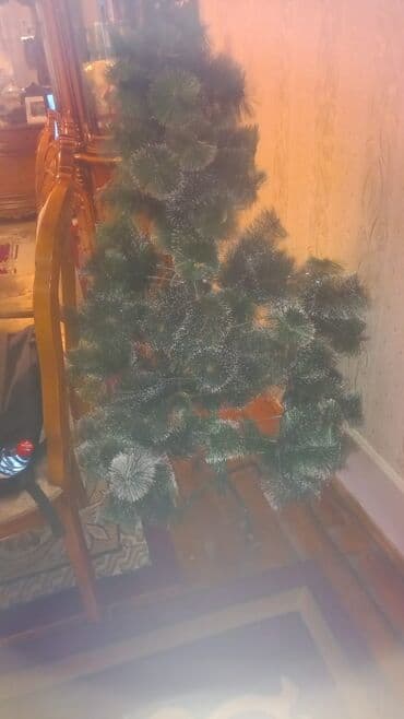 Süni Yeni il şam ağacı - Material: sıx plastik iynələr, qar effekti lalafo.az -da Süni Yeni il şam ağacı - Material: sıx plastik iynələr, qar effekti