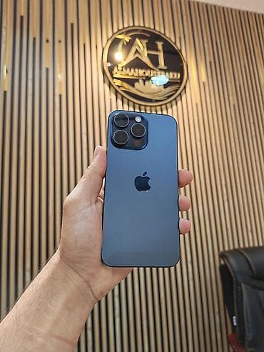 IPhone 15 Pro Max, 256 GB, Blue Titanium, Zəmanət, Simsiz şarj, Face ID lalafo.az -da IPhone 15 Pro Max, 256 GB, Blue Titanium, Zəmanət, Simsiz şarj, Face ID