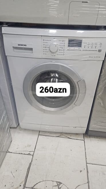 Paltaryuyan maşın Siemens, 7 kq, Avtomat, Qurutmasız, Kredit yoxdur lalafo.az -da Paltaryuyan maşın Siemens, 7 kq, Avtomat, Qurutmasız, Kredit yoxdur