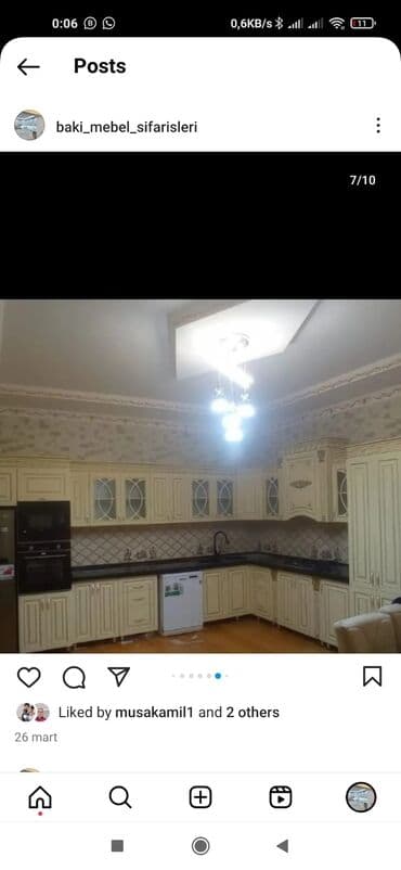 новые кухонные гарнитуры: Кухонный гарнитур на заказ, МДФ at lalafo.az — 9 новые кухонные гарнитуры: Кухонный гарнитур на заказ, МДФ — 9