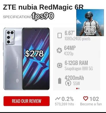ZTE Nubia Red Magic 6r, 128 GB, rəng - Qara, İki sim kartlı lalafo.az -da ZTE Nubia Red Magic 6r, 128 GB, rəng - Qara, İki sim kartlı