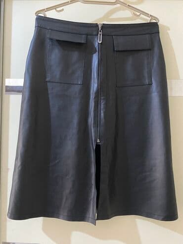 Midi Ətək, Dəri, L, XL lalafo.az -da Midi Ətək, Dəri, L, XL