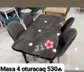 Mətbəx üçün, Yeni, Açılan, Dördbucaq masa, 4 stul lalafo.az -da Mətbəx üçün, Yeni, Açılan, Dördbucaq masa, 4 stul