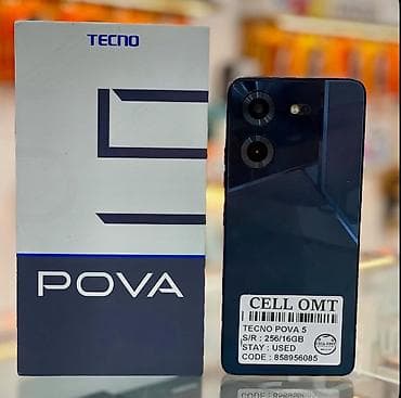 Tecno Pova 5, 256 GB, Sensor, Barmaq izi, Simsiz şarj lalafo.az -da Tecno Pova 5, 256 GB, Sensor, Barmaq izi, Simsiz şarj