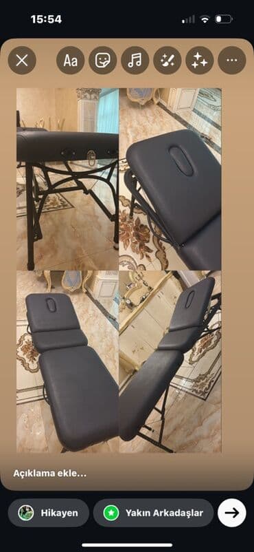 Masaj kuşetkası, Qatlanan, rəng - Qara lalafo.az -da Masaj kuşetkası, Qatlanan, rəng - Qara