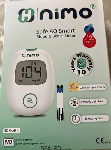 Nimo brendindən Safe AQ Smart qan qlükoza ölçən cihazı, həmçinin Safe lalafo.az -da Nimo brendindən Safe AQ Smart qan qlükoza ölçən cihazı, həmçinin Safe