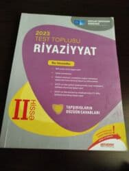 Riyaziyyat toplu 2 ci hisse 2023 lalafo.az -da Riyaziyyat toplu 2 ci hisse 2023