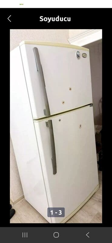 İki qapılı soyuducu - Üstdən dondurucu, altda əsas soyuducu bölmə - lalafo.az -da İki qapılı soyuducu - Üstdən dondurucu, altda əsas soyuducu bölmə -