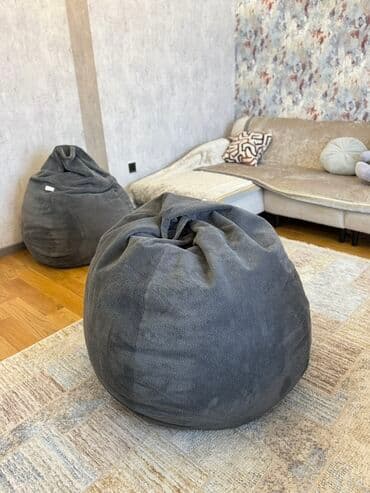 Pufik oturacaq, Parça, rəng - Boz lalafo.az -da Pufik oturacaq, Parça, rəng - Boz